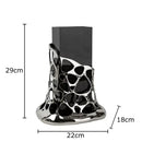 Axyaa Hollowed Out Vase Flower Pot Set - Aesthetic Artificial Floral Arrangement