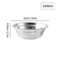 Axyaa Stainless Steel Salad Bowls | Large Capacity Food Containers | Kitchen Tableware