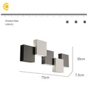 Axyaa LED Geometric Wall Sconce - Modern Lighting Fixture for Living Room & Bedroom