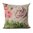 Axyaa Retro Rose Flowers Cushion Cover 45X45cm