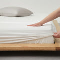 Axyaa Silky Eucalyptus Lyocell Fitted Sheet Set with Pillowcase