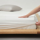 Axyaa Silky Eucalyptus Lyocell Fitted Sheet Set with Pillowcase