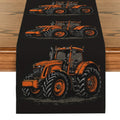 Axyaa Tractor Silhouette Table Runner for Kitchen and Dining Decor