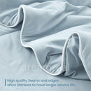 Axyaa Lightweight Cooling Comforter: Soft Smooth Air Condition Blanket for Summer