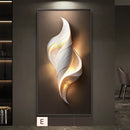 Axyaa LED Abstract Mural Wall Lamp for Bedroom, Living Room, Study & Staircase