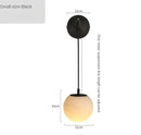 Copper Marbled Wall Lamp by Axyaa - Luxury Living Room Lighting