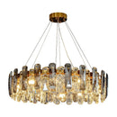 Luxury Crystal LED Chandelier for Elegant Room Decor by Axyaa