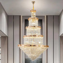 Axyaa Luxury Crystal Chandelier for Villa, Hotel, and Duplex