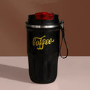 Axyaa Stainless Steel Coffee Mug with Rope | Vacuum Flask Travel Tumbler