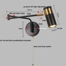 Axyaa Rotatable LED Swing Arm Wall Lights for Home Decor & Lighting