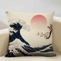 Axyaa Mount Fuji Retro Cushion Cover 45x45cm