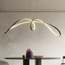 Axyaa Nordic Butterfly Ribbon Aluminum Chandelier LED Lighting Fixture