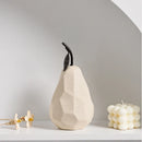 Axyaa Apple Pear Decoration: Simple Ceramic Fruit for Home & Office Décor