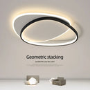 Axyaa Nordic LED Ceiling Light with Remote Control - Modern Home Decor Bedroom Lamp
