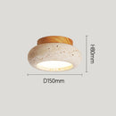 Axyaa Minimalist Yellow Cave Stone Ceiling Light for Hallway and Staircase