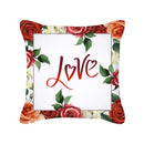 Red Geometric Pillow Case 45x45cm for Sofa, Car, Home Decor - Axyaa