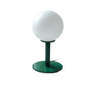 Glass Cream Mushroom LED Desk Lamp for Modern Minimalist Bedroom by Axyaa