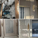 Axyaa Crystal Large Wall Lamp for Duplex Building Villa Hall, High-End Decorative Lighting