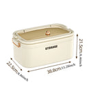 Axyaa 3-Tier Transparent First Aid Organizer Box with Lockable Pill Case