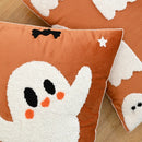 Axyaa Halloween Embroidered Throw Pillow Cover Home Decor Sofa Headboard