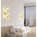 Axyaa Modern LED Wall Lamp White Gold Black Living Room Bedroom Lighting