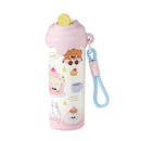 Axyaa Ice Cream Thermal Water Bottle with Straw: 316 Stainless Steel Insulated Cup