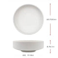 Axyaa Japanese Style Ceramic Soup Salad Dessert Bowl Set for Molecular Cooking