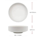 Axyaa Japanese Style Ceramic Soup Salad Dessert Bowl Set for Molecular Cooking