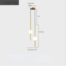 Axyaa Acrylic Ball Double Chandelier LED Pendant Light