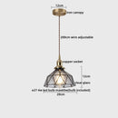 Axyaa Modern Ceramic Copper LED Pendant Lamps for Living Room and Bedroom