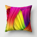 Axyaa Geometric Animal Rainbow Pillow Case for Home Decor 45X45CM