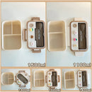 Axyaa Cute Portable Lunch Box With Compartment for Girls School Kids, Bento Box