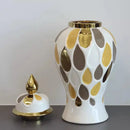 Axyaa Light Luxury Ceramic Vase for Home Decor, Living Room, TV Cabinet, Foyer
