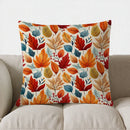 Axyaa Autumn Bow & Pumpkin Pattern Pillow Cover for Sofa Bedroom Car