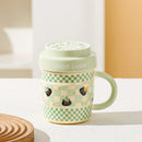 Cat Cartoon Ceramic Mug - Axyaa Original Fun Coffee Cup Beer Drinkware Breakfast Tea Gift