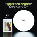 Axyaa Smart LED Ceiling Lamp for Living Room - Dimmable & Remote Control - Modern Design