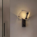 White Marble Alabaster Wall Lamps by Axyaa for Home Decor Fixture