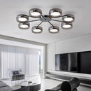 Axyaa Modern LED Chandeliers for Home Living and Dining Rooms