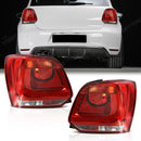 Axyaa VW POLO 6R 2009-2014 Tail Light Assembly, Left/Right Side Lamp, No Bulbs