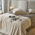 Axyaa Soft Lyocell Bedding Set with Duvet Cover, Sheet & Pillowcases