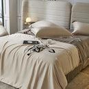 Axyaa Soft Lyocell Bedding Set with Duvet Cover, Sheet & Pillowcases