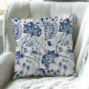 Axyaa Hampton Style Flowers 45x45cm Cushion Cover