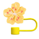 Cute Flower Silicone Straw Cover for Stanley Cup 10mm Lids by Axyaa