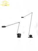 Axyaa Swing Arm Floor Lamp Adjustable Stand Lights for Living Room Bedroom
