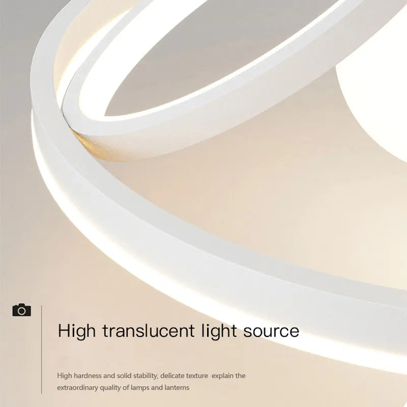 Axyaa Nordic Minimalism LED Ceiling Chandelier for Indoor Lighting