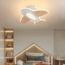 Axyaa Modern Airplane Kids' Room Ceiling Light for Creative Bedroom Decor
