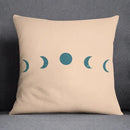 Nordic Abstract Printed Cushion Cover 45x45 cm for Home Decor by Axyaa