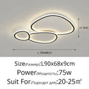 Nordic LED Ceiling Lamp Creative Stack Bedroom Dining Hall Lighting by Axyaa.