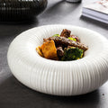 Axyaa Retro Ceramic Plate Set - Round Bowl, Eating Bowl, Vegetable Plate, Dessert Plate