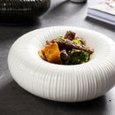 Axyaa Retro Ceramic Plate Set - Round Bowl, Eating Bowl, Vegetable Plate, Dessert Plate